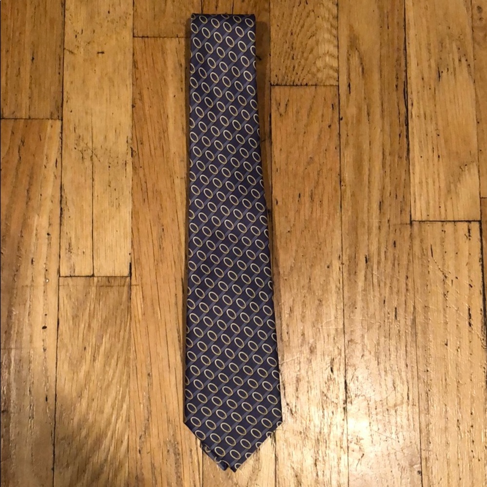 Gray and Gold Tie